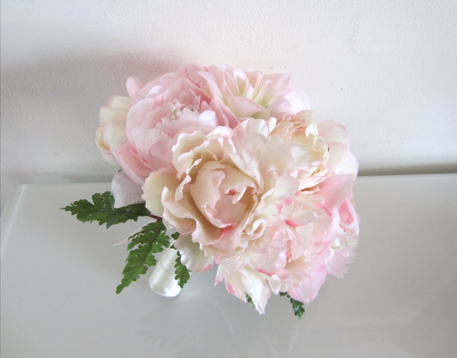 Pale Pink Peony Bridesmaid Bouquet