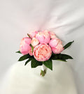 Bright Pink Peony Bridesmaid Bouquet