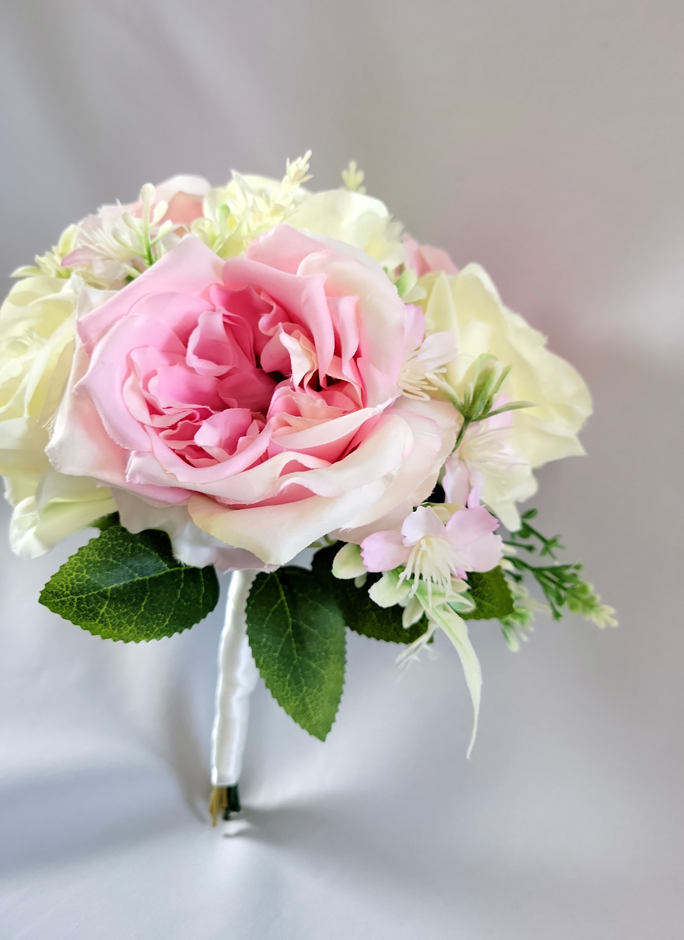 Pink & Ivory Bridesmaid Bouquet