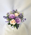 Pink and Purple Rose Bridal Bouquet