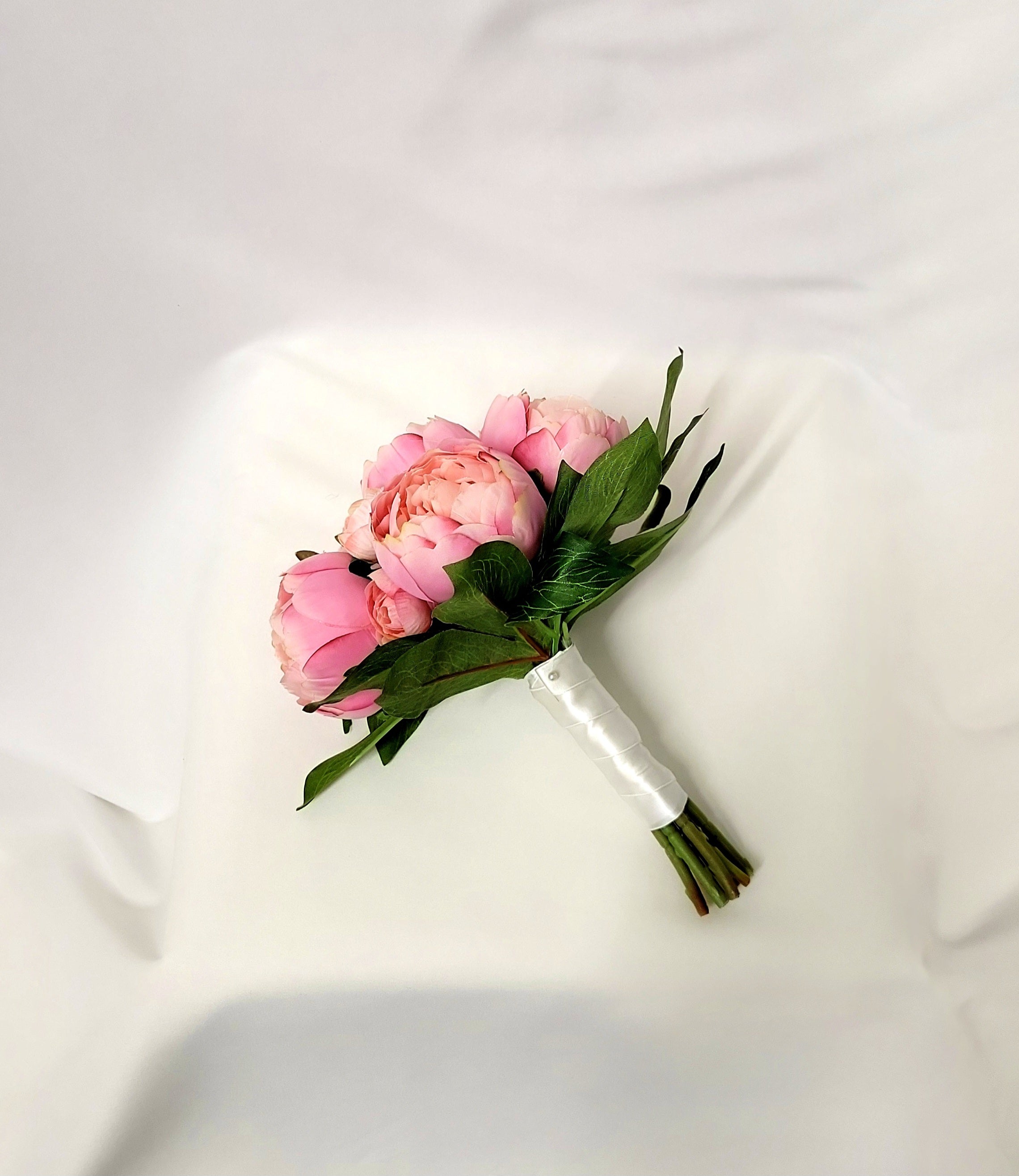 Bright Pink Peony Bridesmaid Bouquet