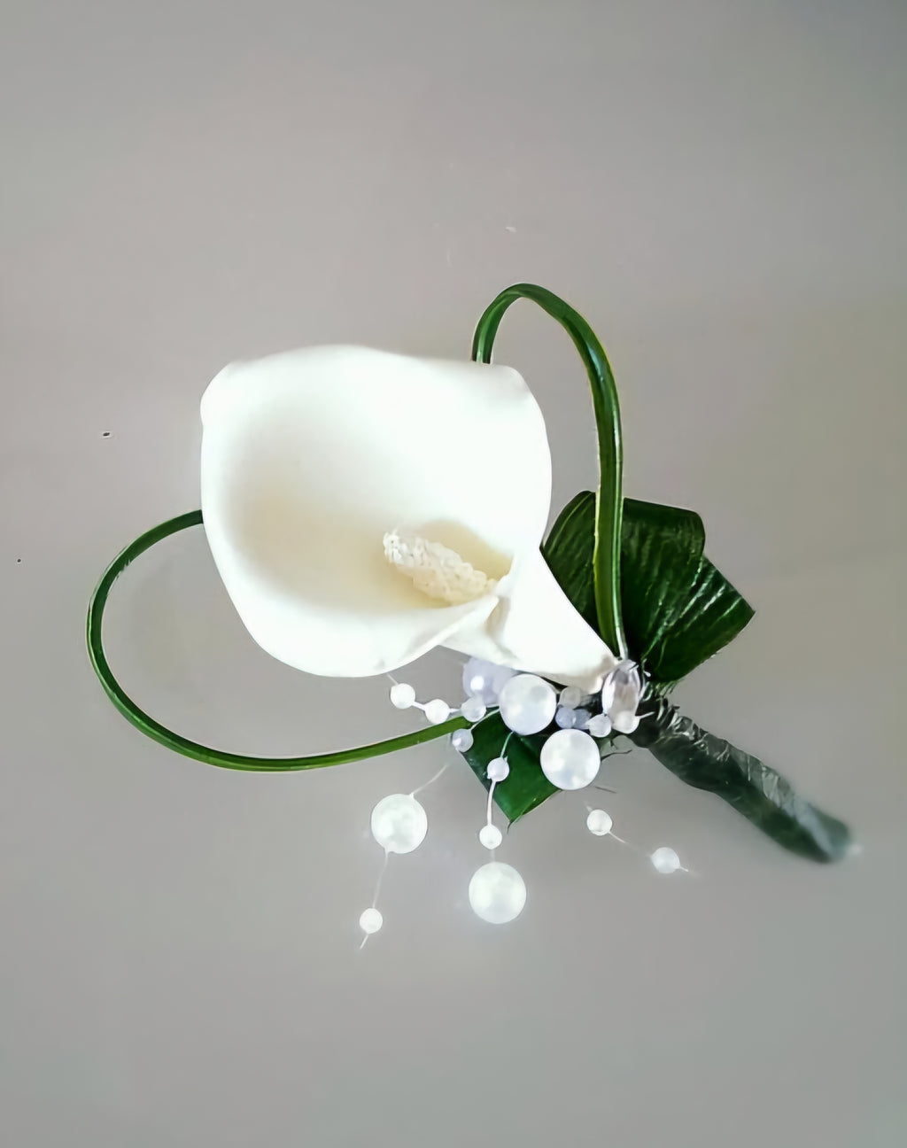 Artificial Cala Lily Boutonniere