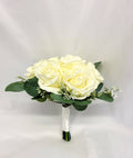 Ivory Artificial Rose Bridesmaid Bouquet