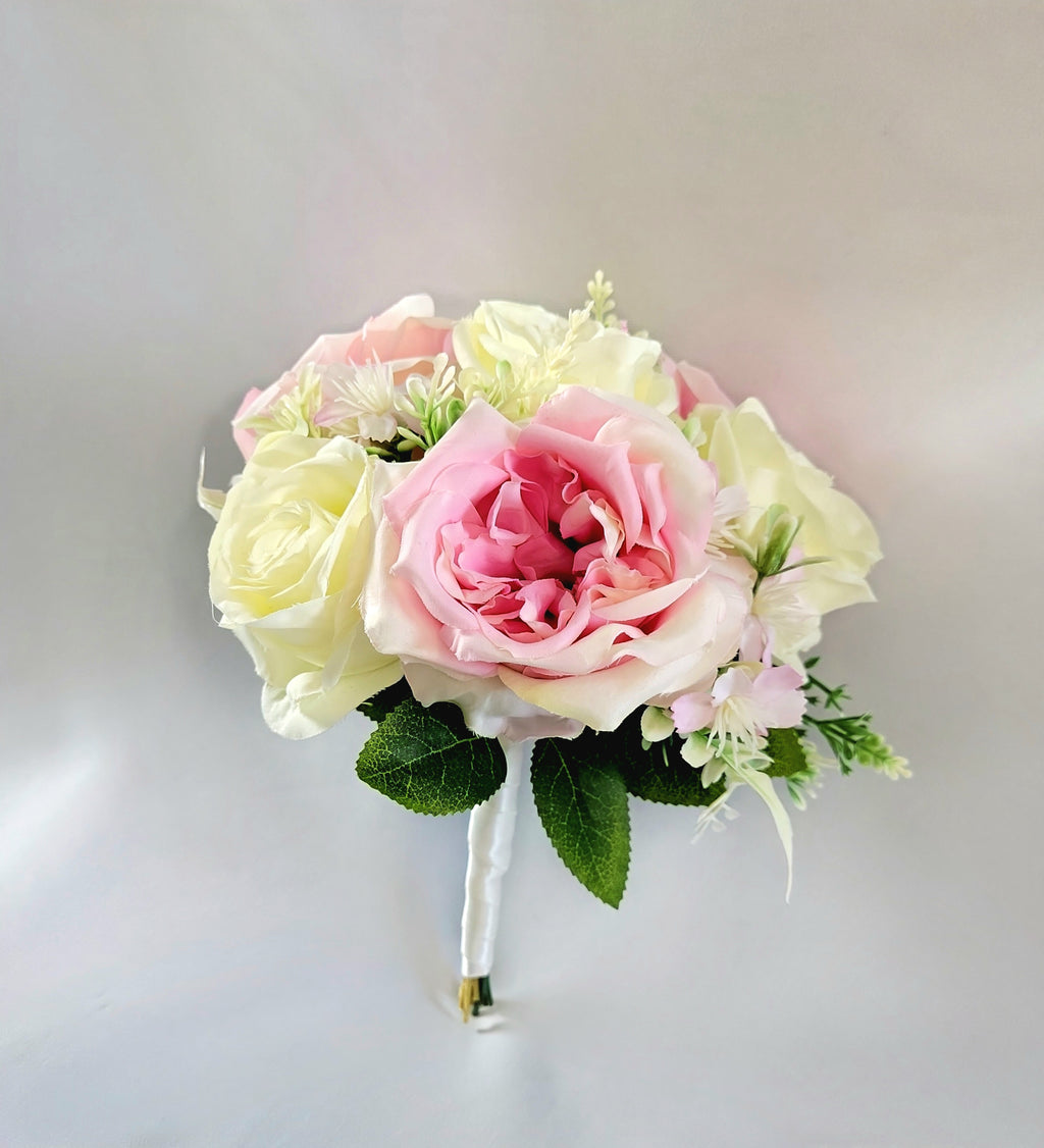 Pink & Ivory Bridesmaid Bouquet