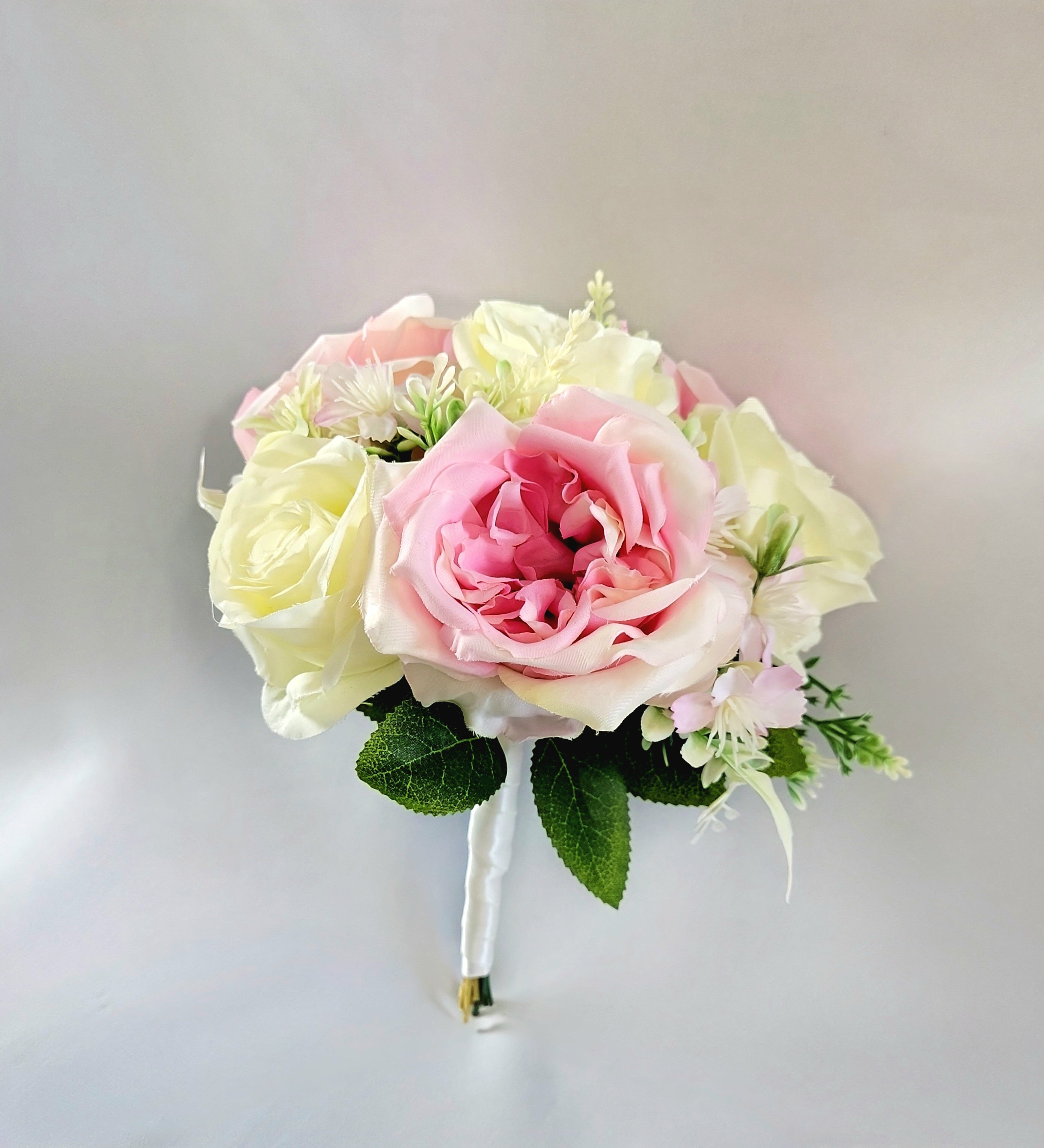 Pink & Ivory Bridesmaid Bouquet