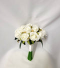 White Rose Bridesmaid Bouquet